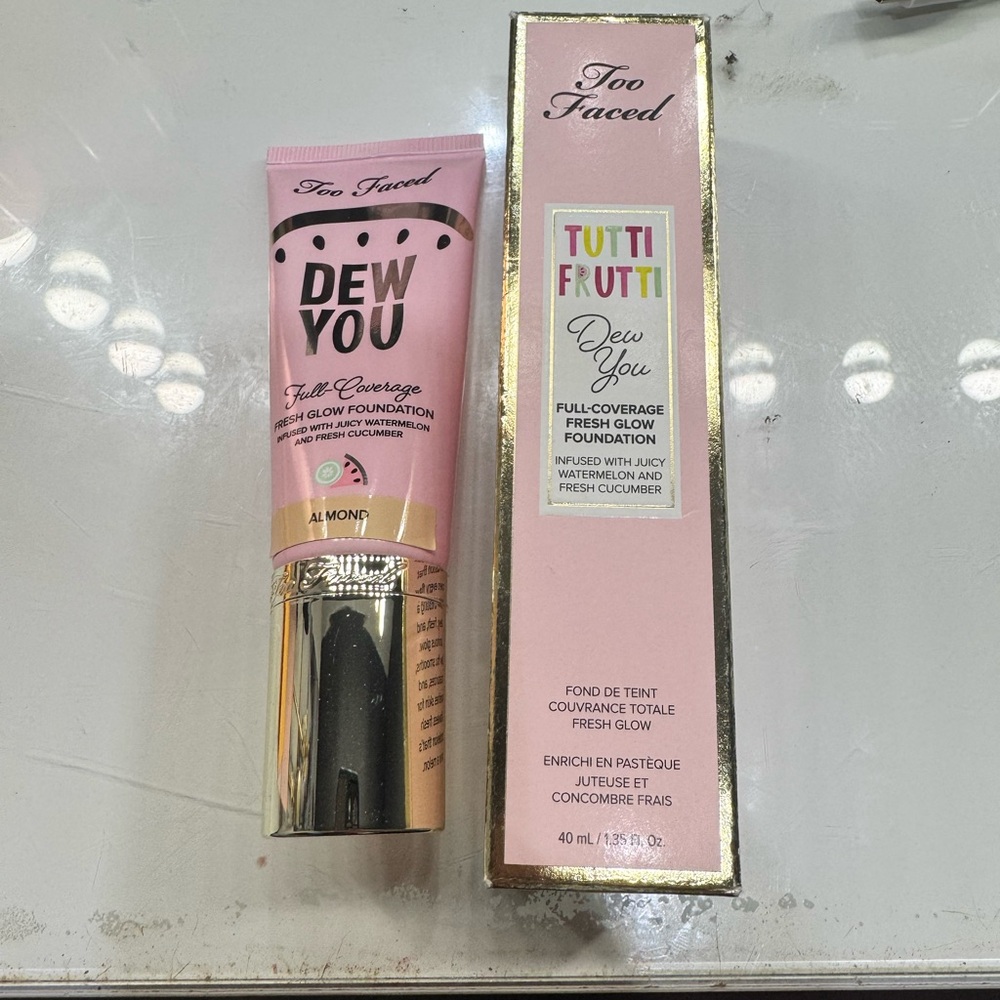Too Faced Dew You Foundation - Pink and Gold